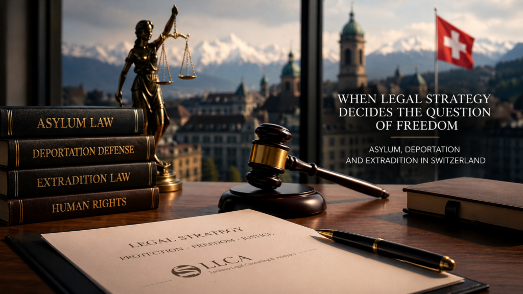 Asylum deportation and extradition legal support in Switzerland by LLCA Bern