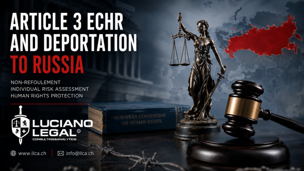 Article 3 ECHR and deportation to Russia — LLCA Luciano Legal Consulting and Analytics